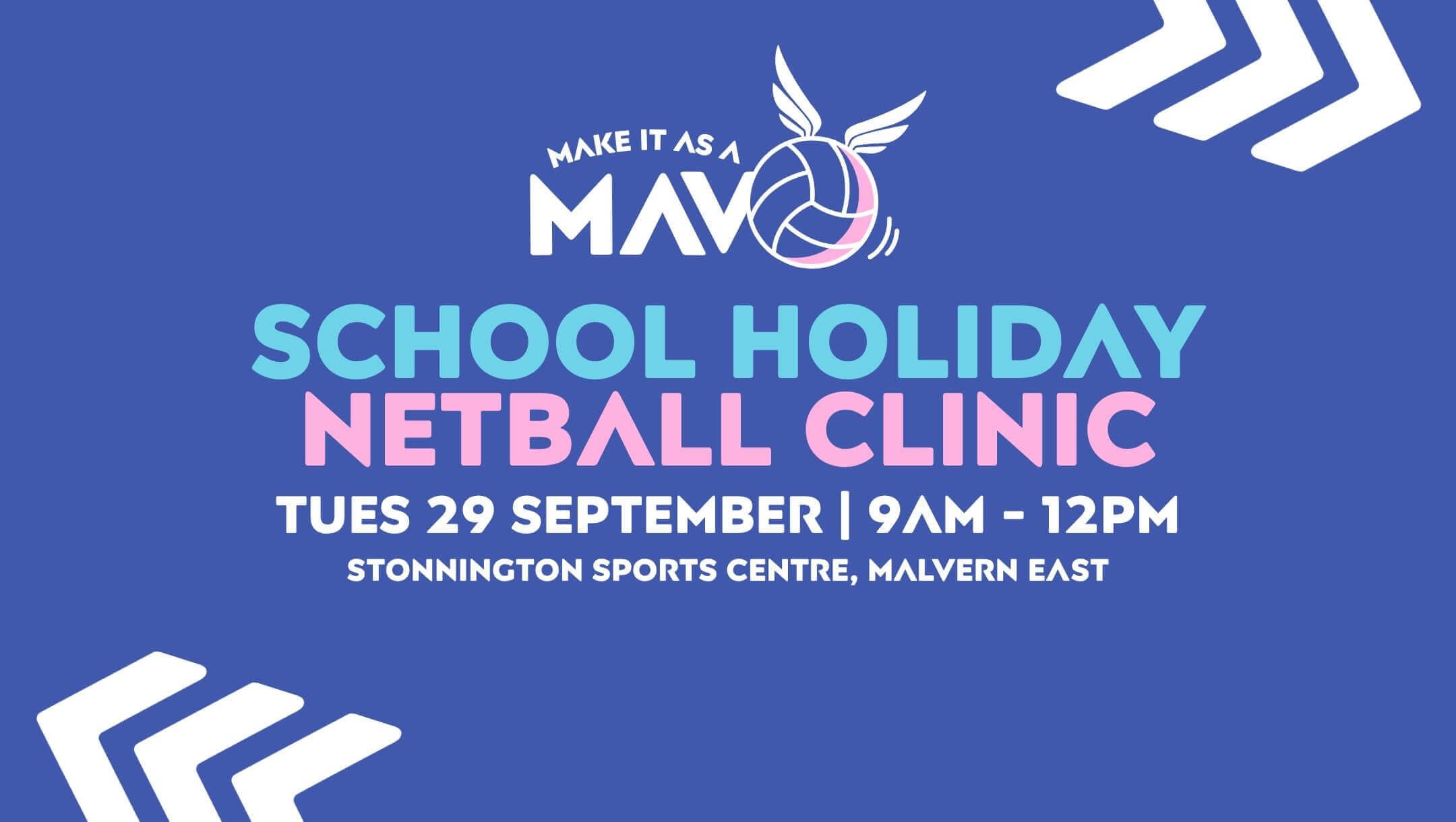 Make it as a Mav! School Holiday Clinic - Tuesday 29th of September Make it as a Mav! School Holiday Clinic - Tuesday 29th of September