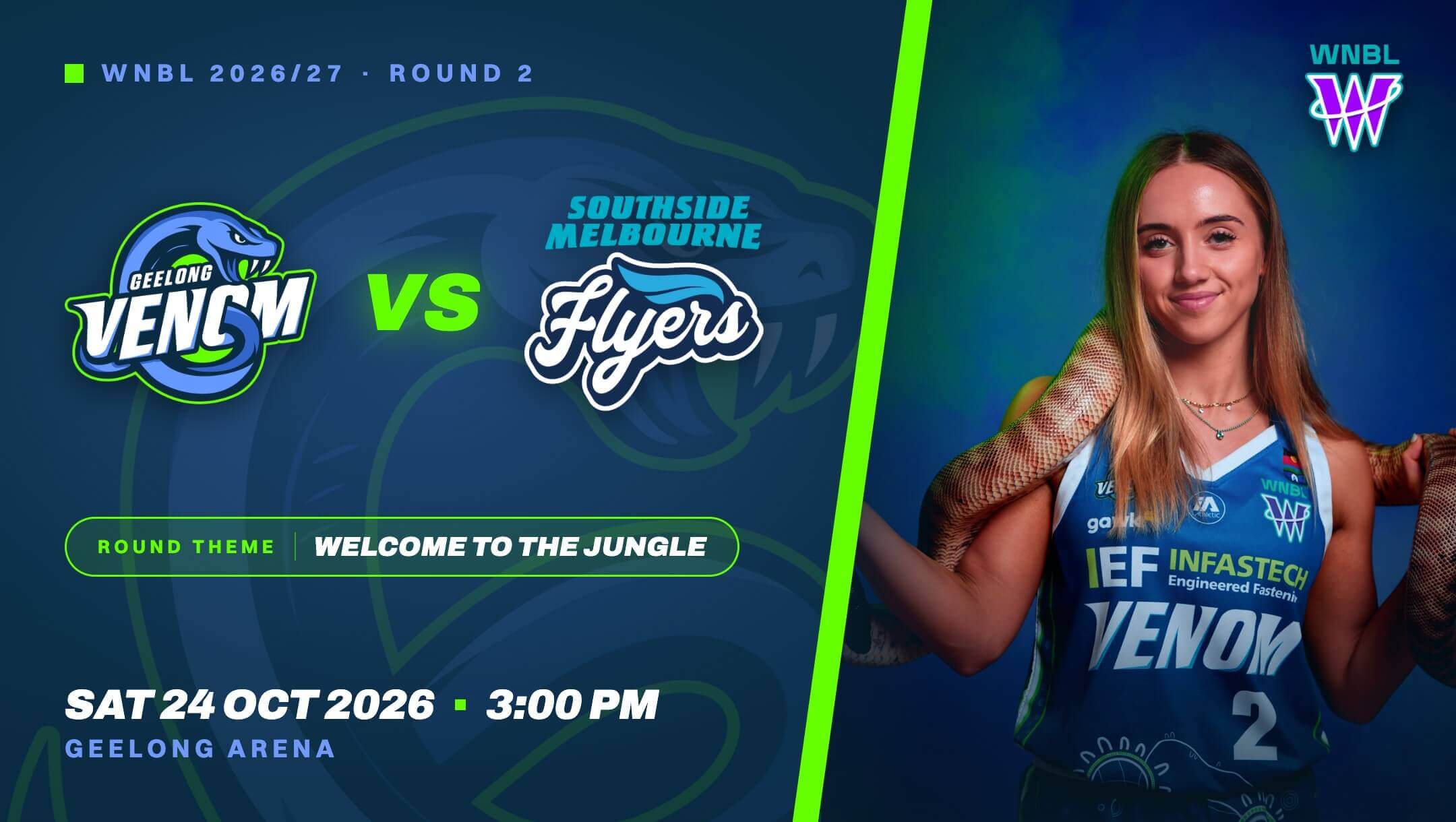 WNBL Round 2 | Geelong Venom vs Southside Flyers