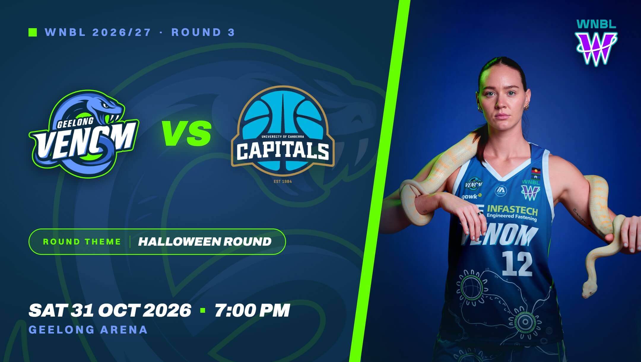 WNBL Round 3 | Geelong Venom vs UC Capitals