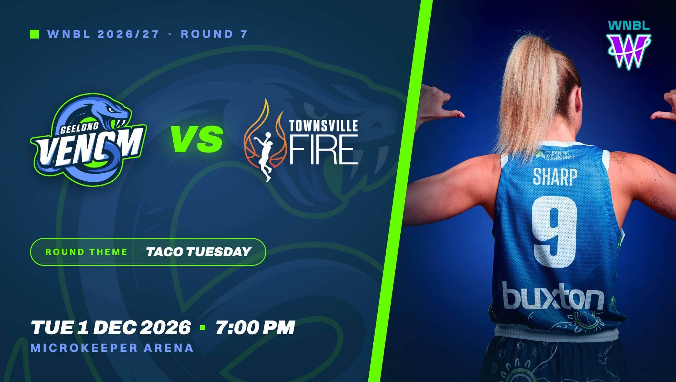WNBL Round 7 | Geelong Venom vs Townsville Fire