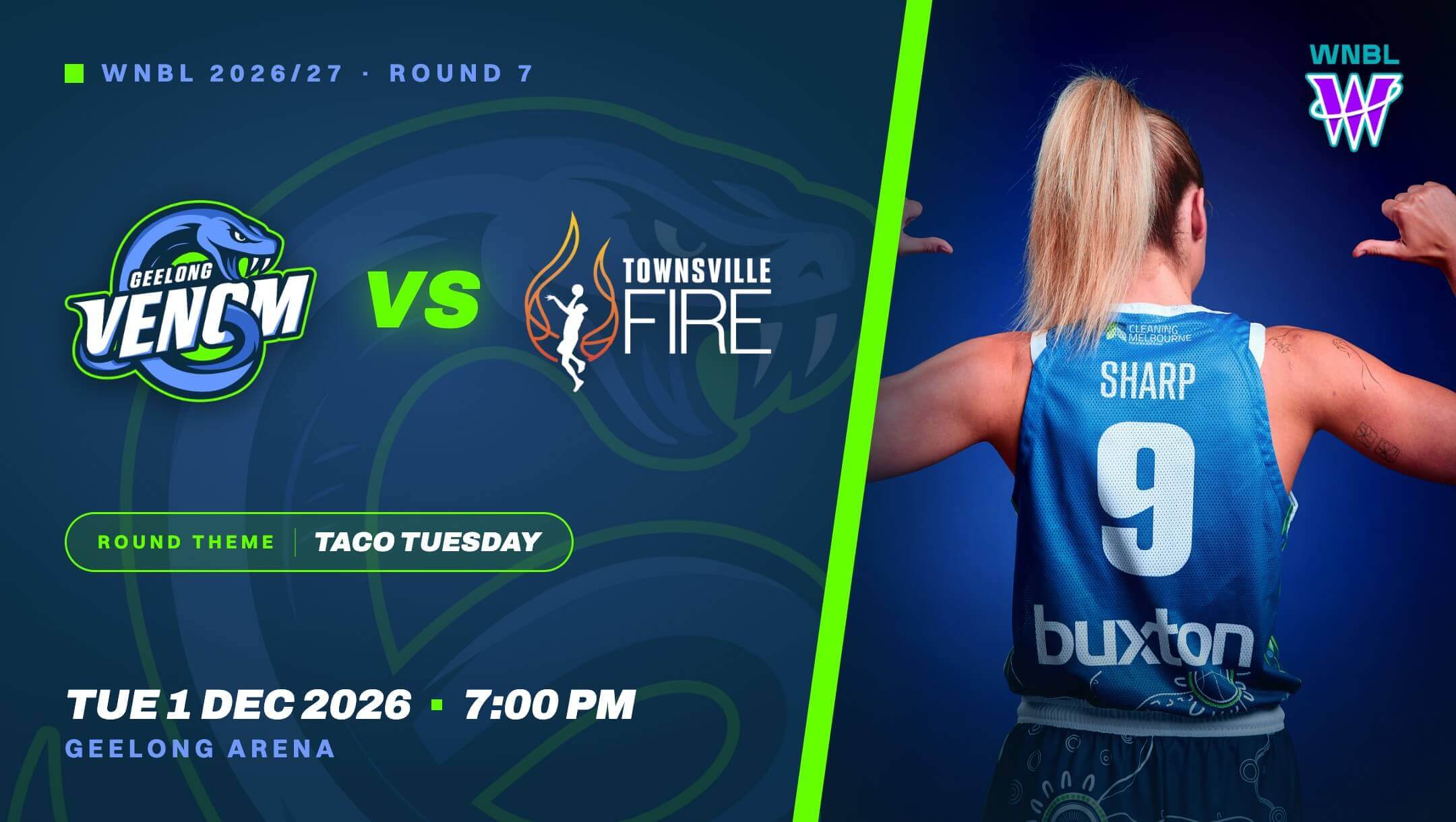 WNBL Round 7 | Geelong Venom vs Townsville Fire