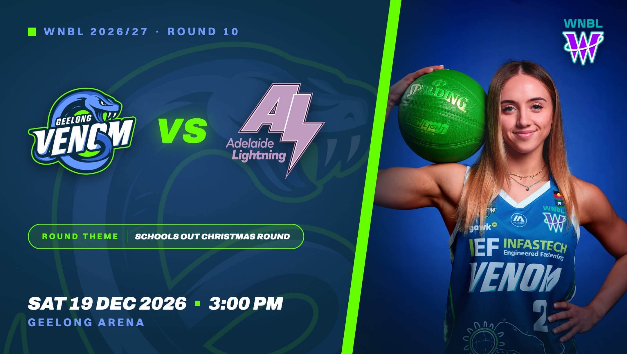 WNBL Round 10 | Geelong Venom vs Adelaide Lightning