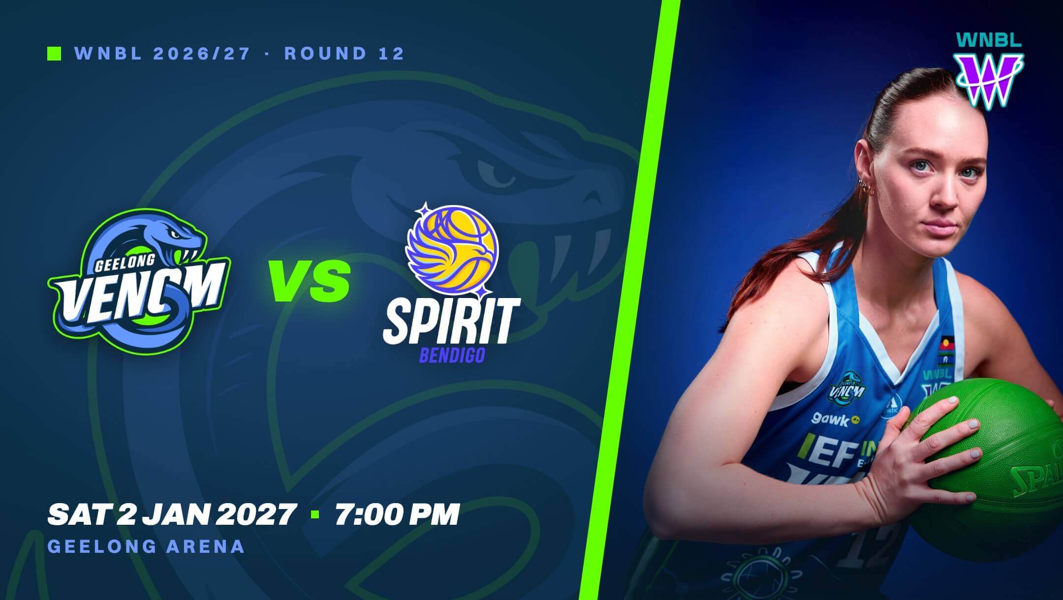 WNBL Round 12 | Geelong Venom vs Bendigo Spirit
