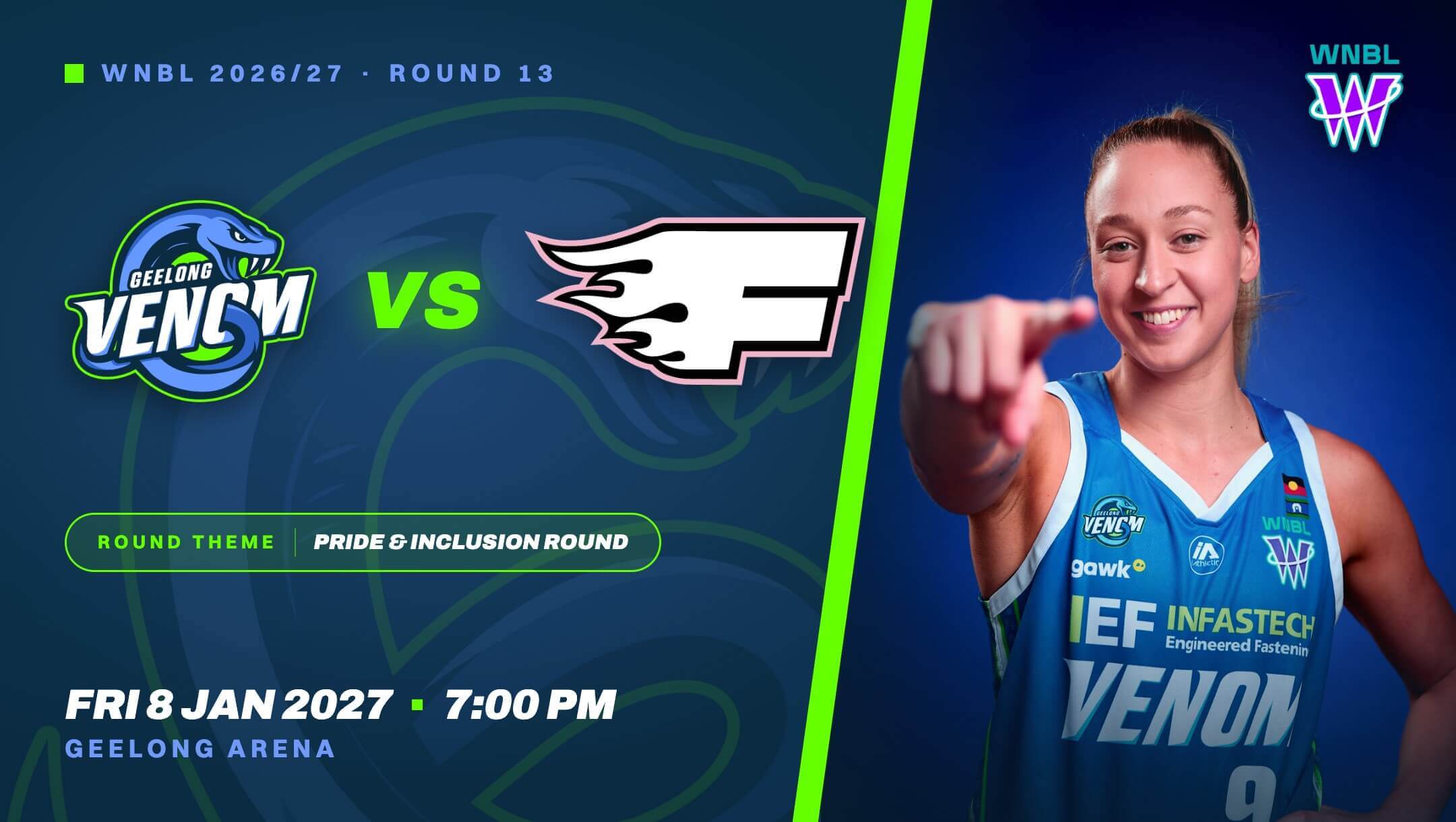 WNBL Round 13 | Geelong Venom vs Sydney Flames WNBL Round 13 | Geelong Venom vs Sydney Flames