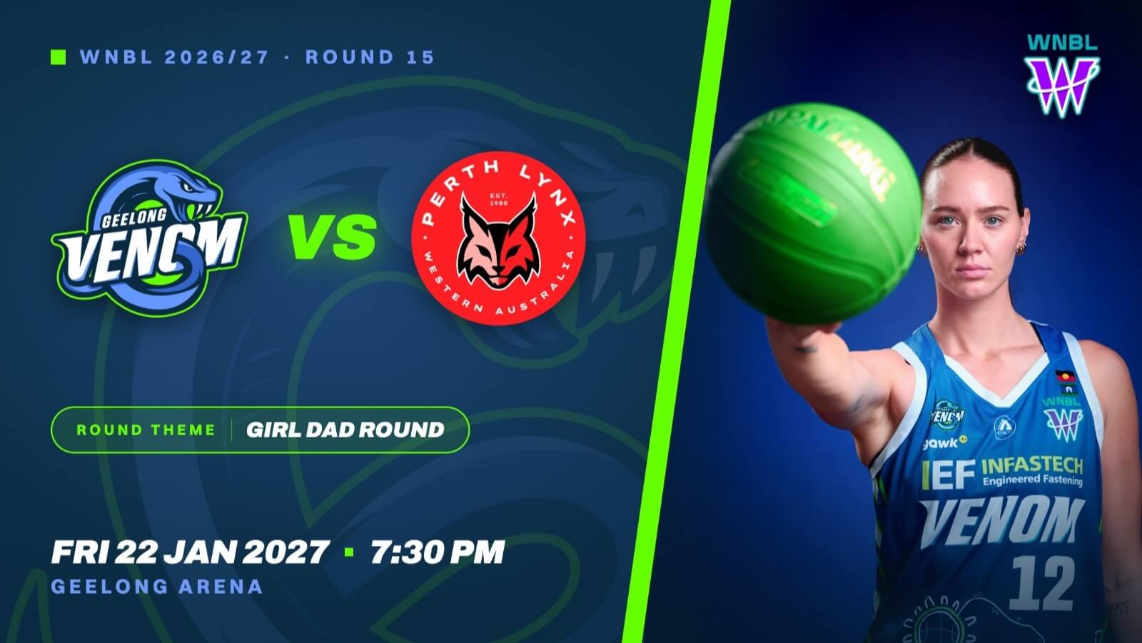 WNBL Round 15 | Geelong Venom vs Perth Lynx WNBL Round 15 | Geelong Venom vs Perth Lynx