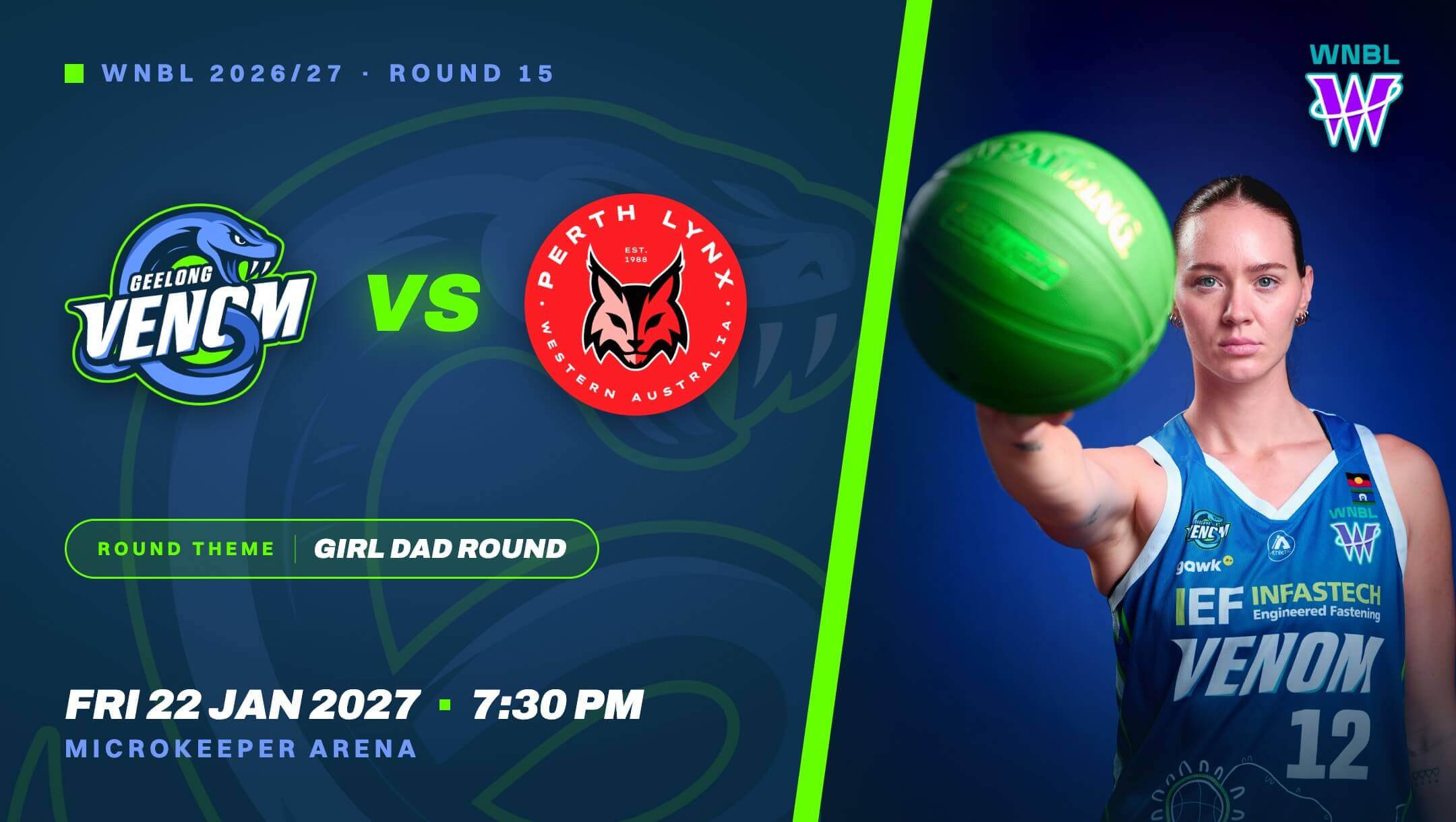 WNBL Round 15 | Geelong Venom vs Perth Lynx
