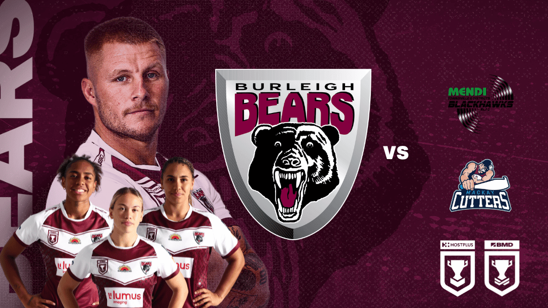 Burleigh Bears vs Blackhawks & Cutters Burleigh Bears vs Blackhawks & Cutters