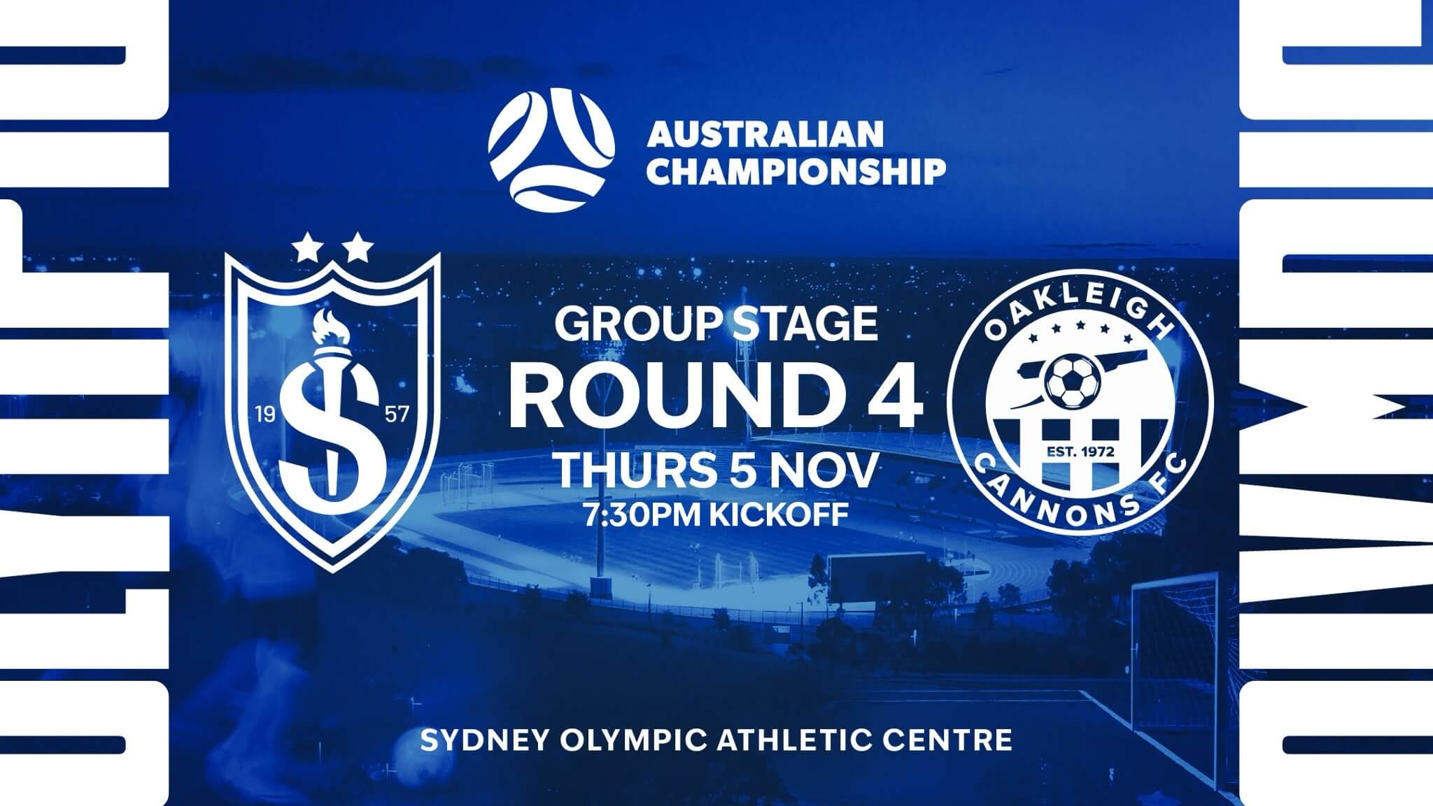 Australian Championship Round 4 | Sydney Olympic FC v Oakleigh Cannons