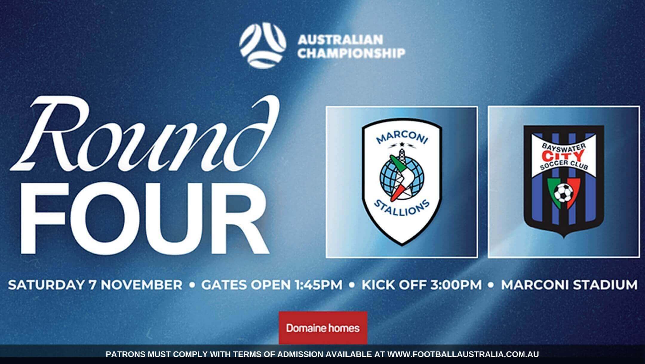 Australian Championship | Marconi Stallions vs Bayswater City SC Australian Championship | Marconi Stallions vs Bayswater City SC