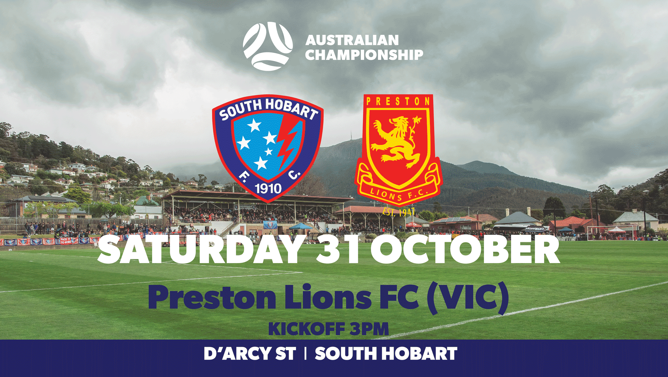 Australian Championship R3 | South Hobart vs Preston Lions Australian Championship R3 | South Hobart vs Preston Lions