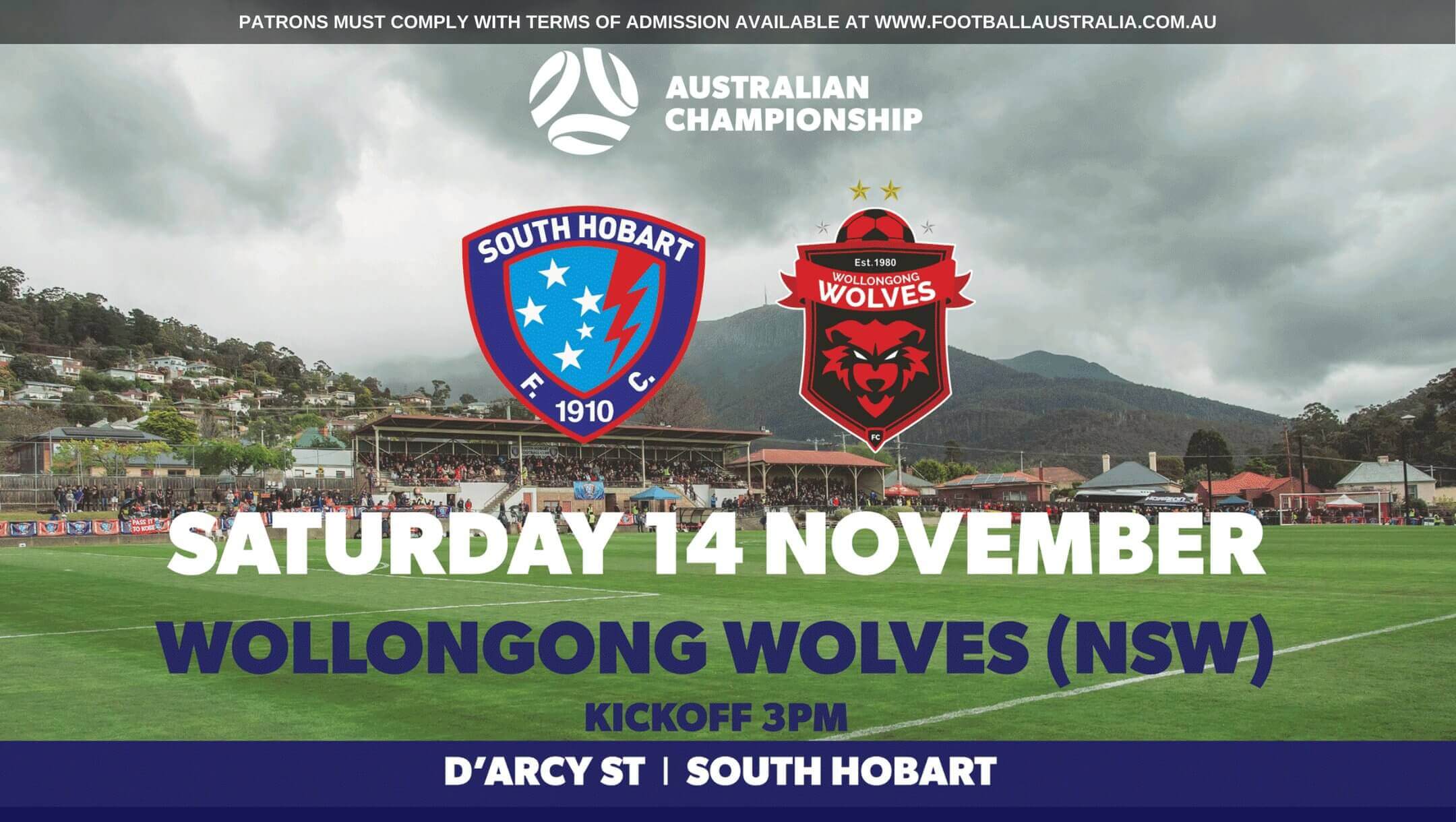 Australian Championship | South Hobart vs Wollongong Wolves