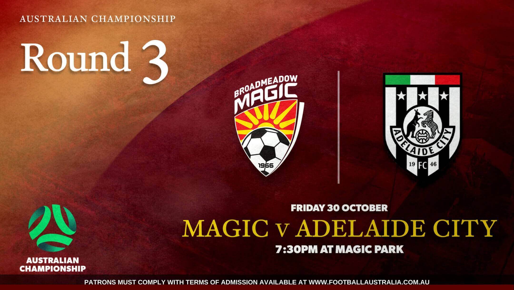 Australian Championship | Broadmeadow Magic vs Adelaide City Australian Championship | Broadmeadow Magic vs Adelaide City