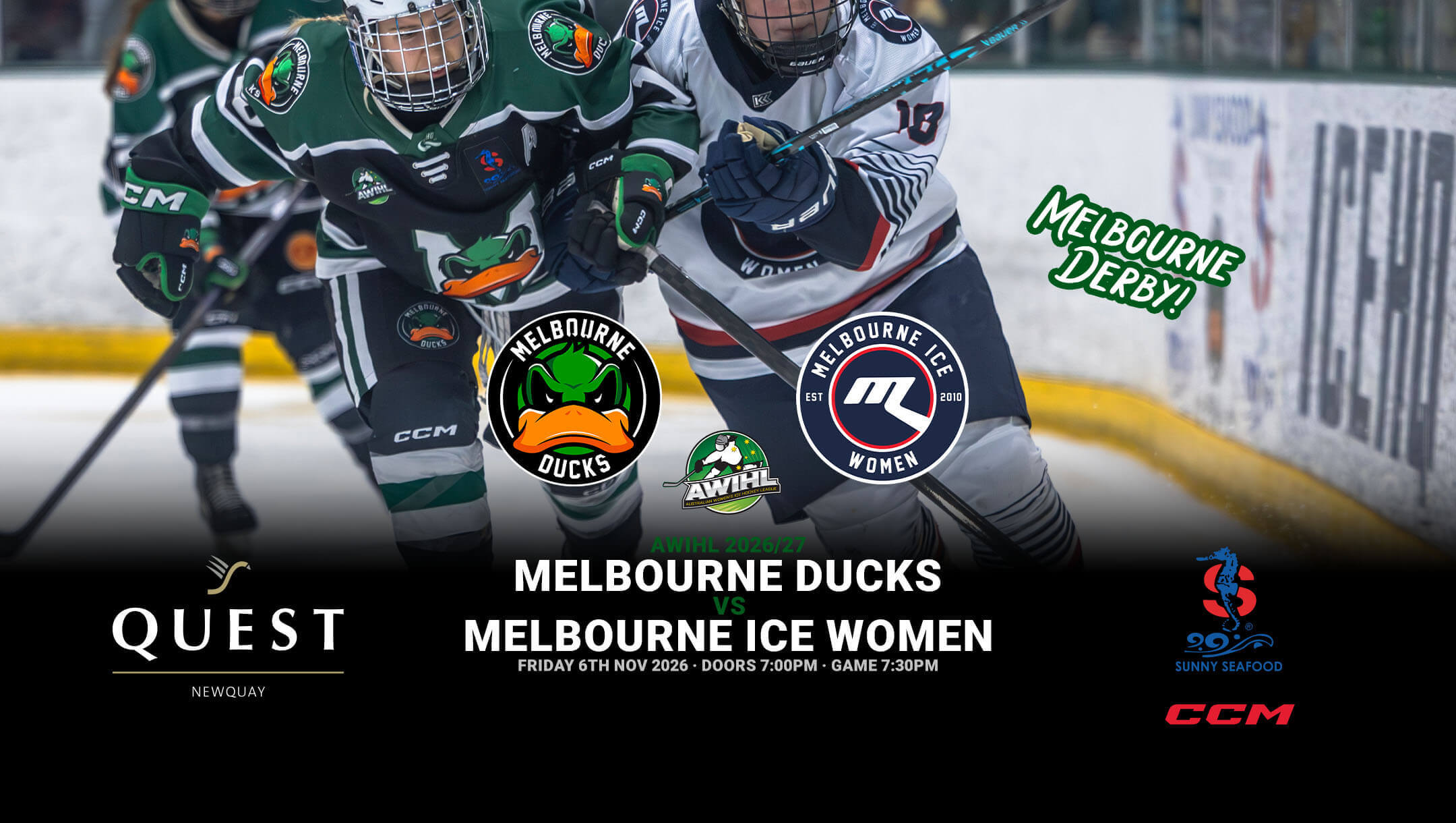 Melbourne Ducks v Melbourne Ice Women