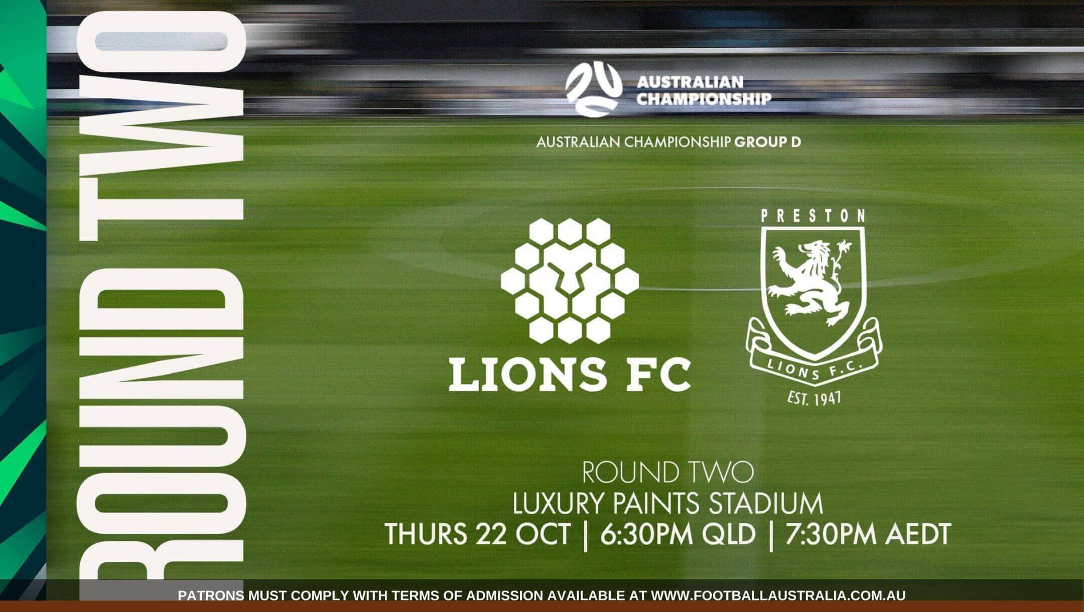 Australian Championship | Lions FC vs Preston Lions Australian Championship | Lions FC vs Preston Lions