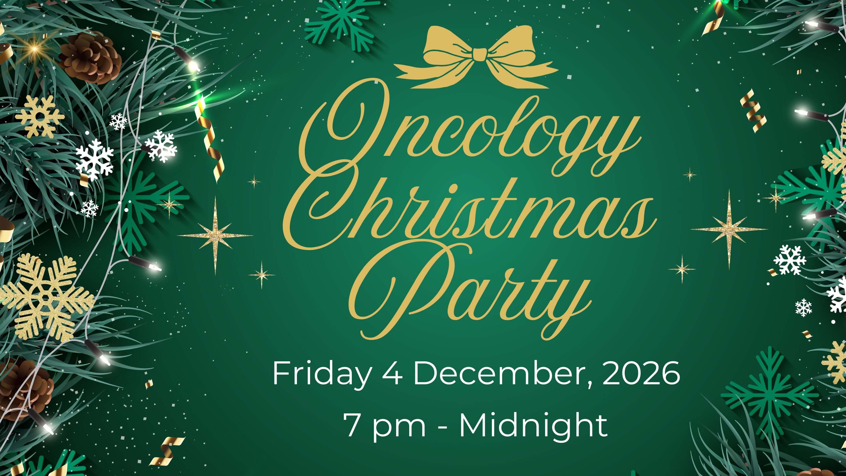 Oncology Christmas Party 2026 Oncology Christmas Party 2026