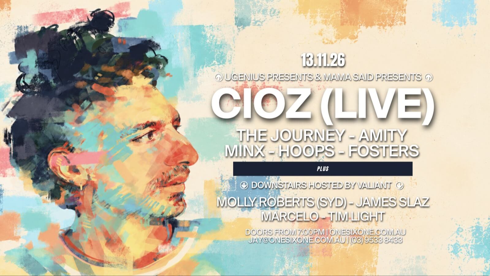 Cioz (Live) @ Onesixone