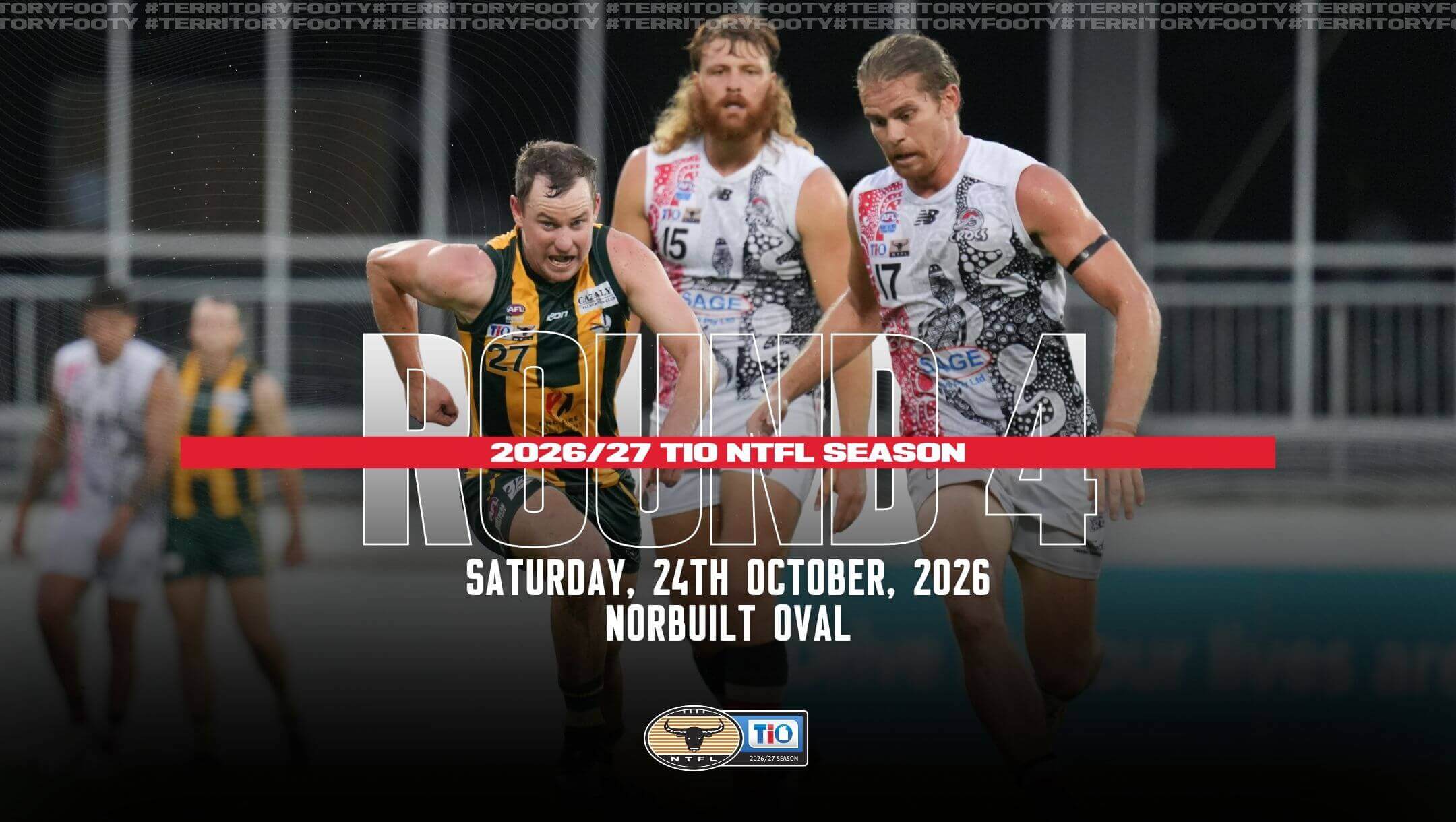Round 4: 2026/27 TIO NTFL Season (Saturday, 24th of October) - Norbuilt Oval Round 4: 2026/27 TIO NTFL Season (Saturday, 24th of October) - Norbuilt Oval