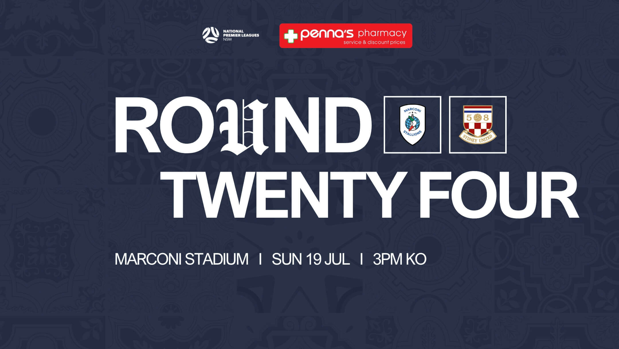 ROUND 24: Marconi Stallions FC V Sydney United 58 FC ROUND 24: Marconi Stallions FC V Sydney United 58 FC