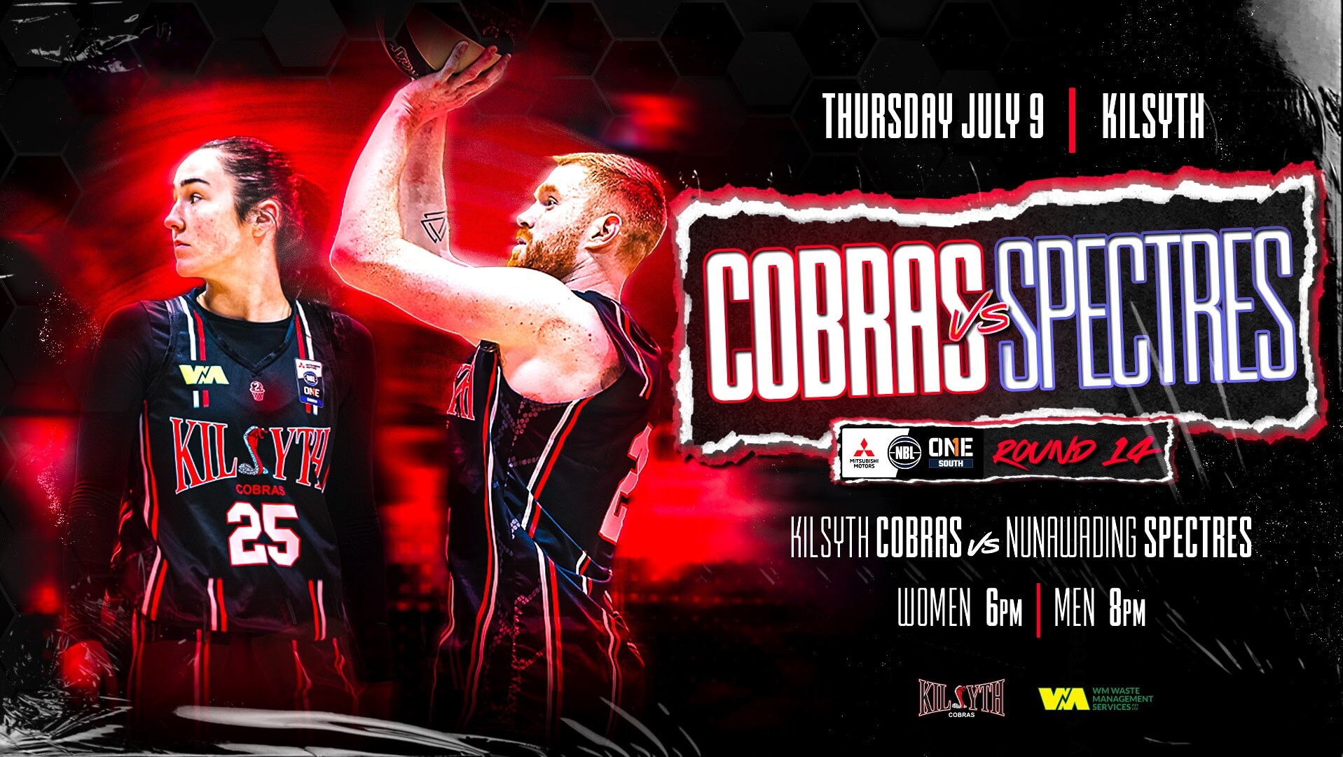 NBL1 Round 14 - Cobras v Spectres NBL1 Round 14 - Cobras v Spectres