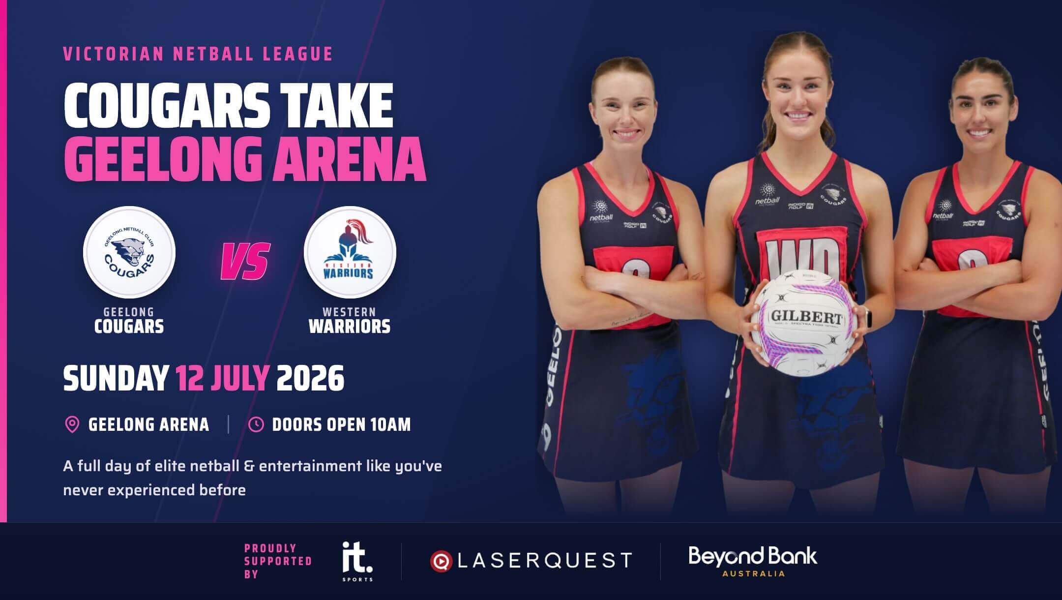 Victorian Netball League - Geelong Cougars vs Western Warriors