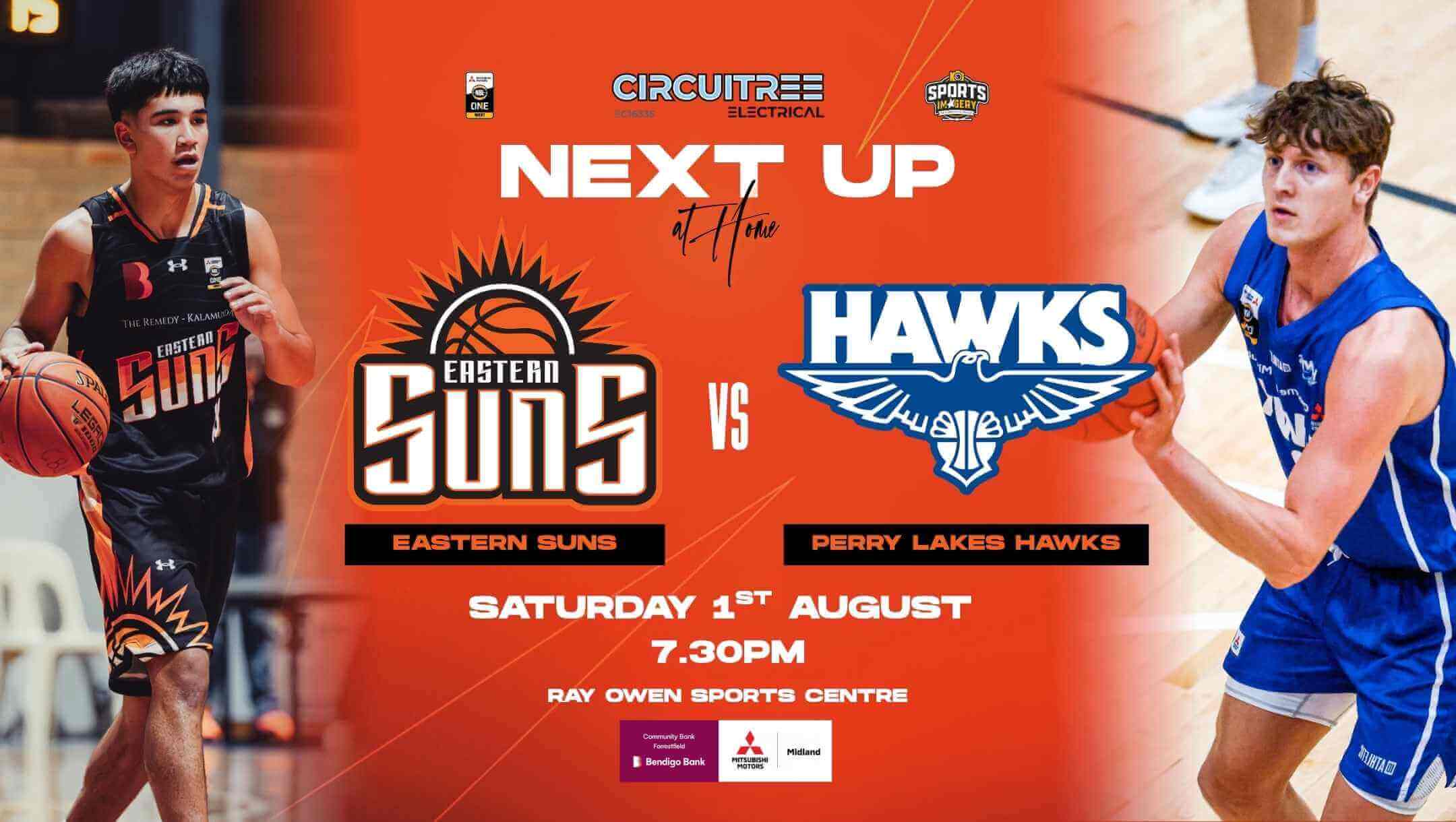 NBL1 West Elimination Final - Bendigo Bank Eastern Suns v Perry Lakes Hawks