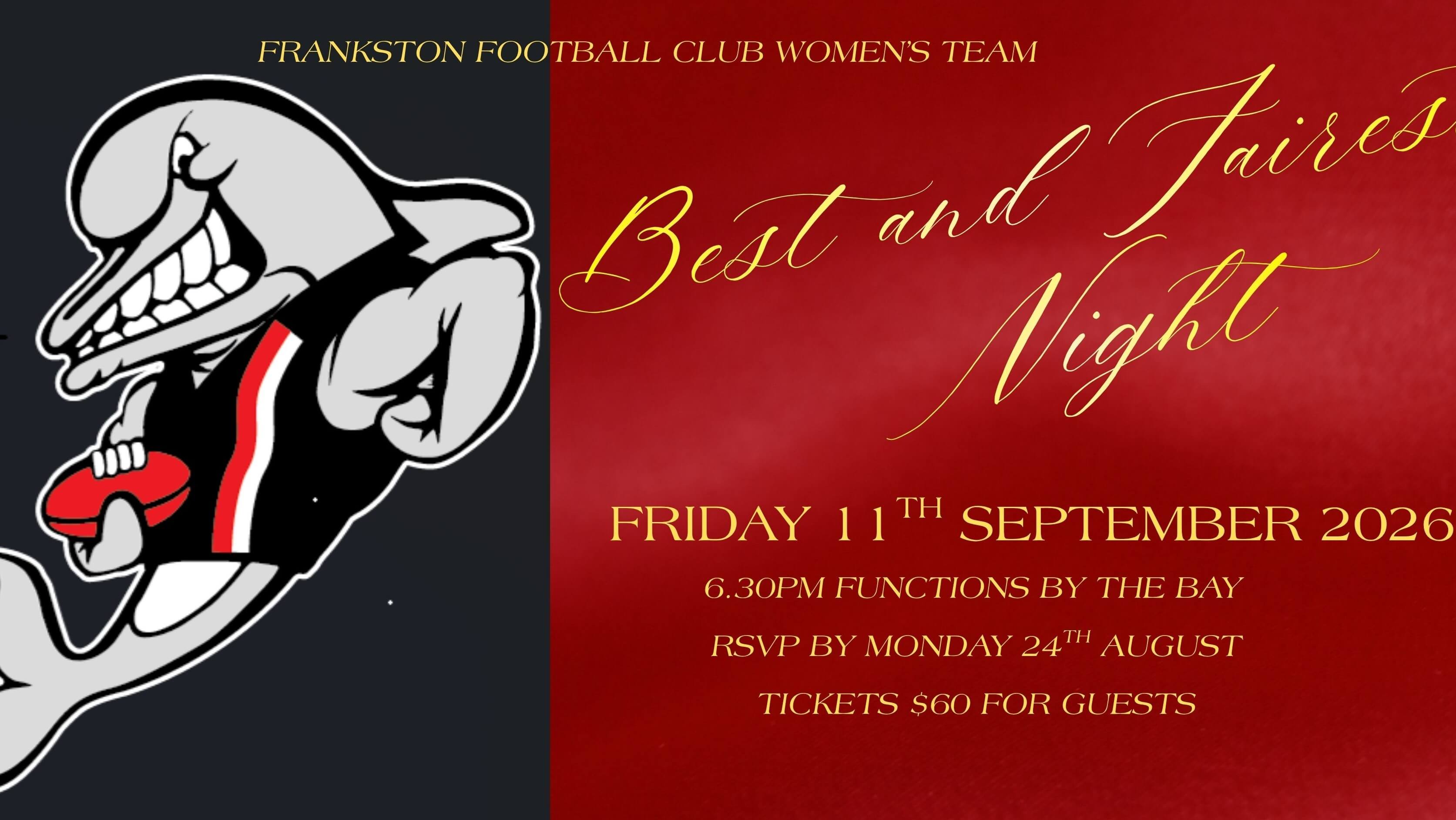 Frankston Football Club Women's Best and Fairest Night
