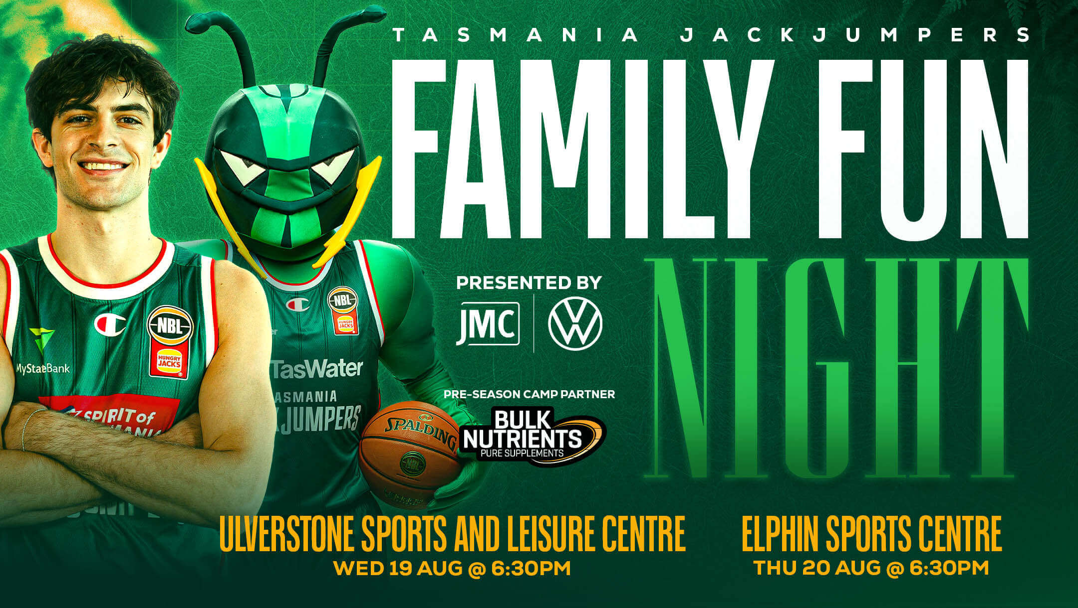 Tasmania JackJumpers Family Night Ulverstone Tasmania JackJumpers Family Night Ulverstone