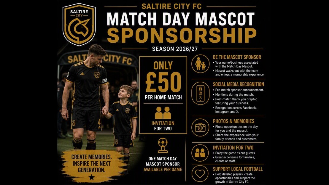 Saltire City FC Matchday Mascot - 2026/27 Saltire City FC Matchday Mascot - 2026/27