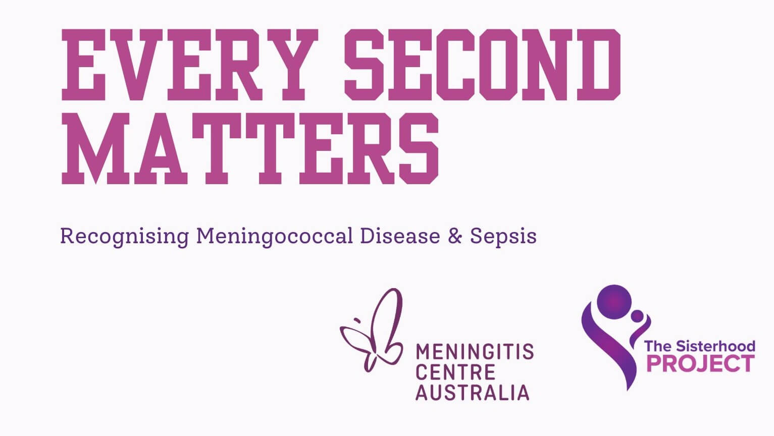 Seconds Matter: Meningococcal Disease & Sepsis