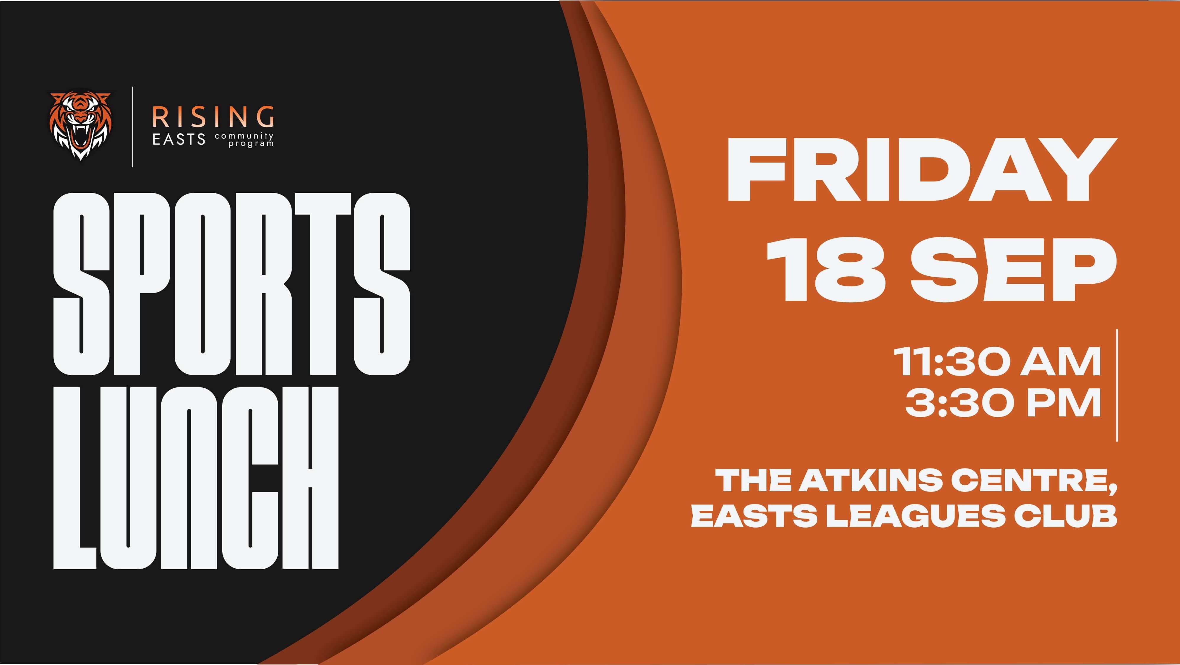 Brisbane Tigers 2026 Sports Lunch