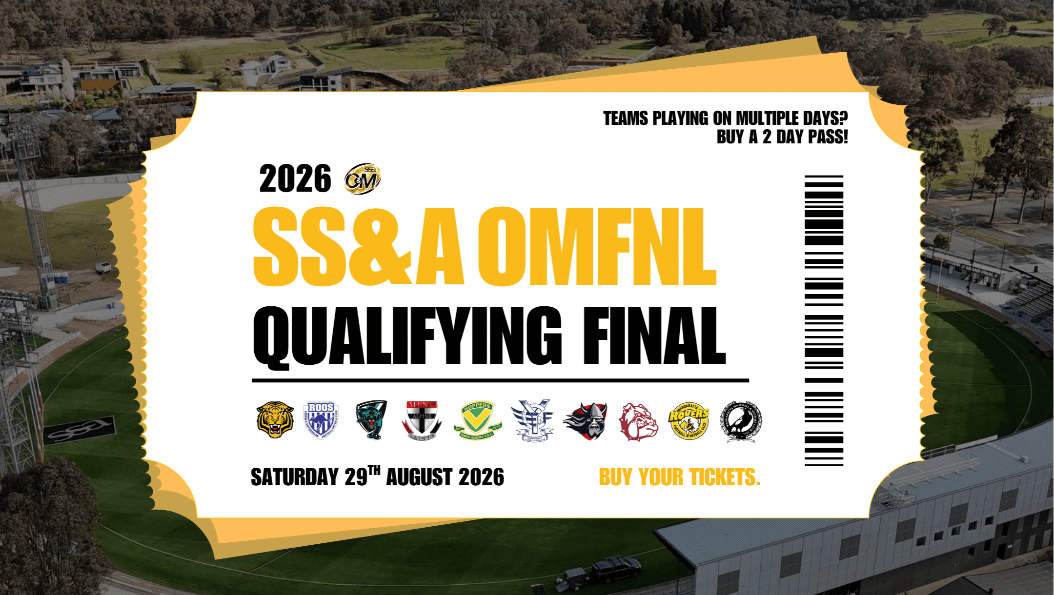 2026 SS&A Ovens & Murray FNL | Qualifying Final 2026 SS&A Ovens & Murray FNL | Qualifying Final