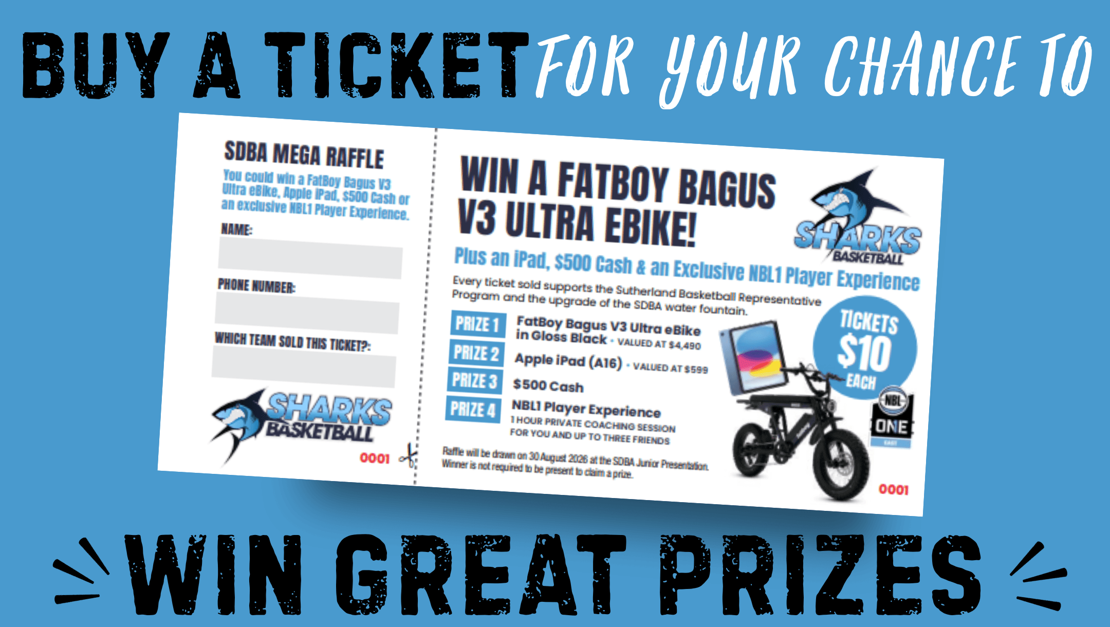 2026 Sharks Raffle 2026 Sharks Raffle