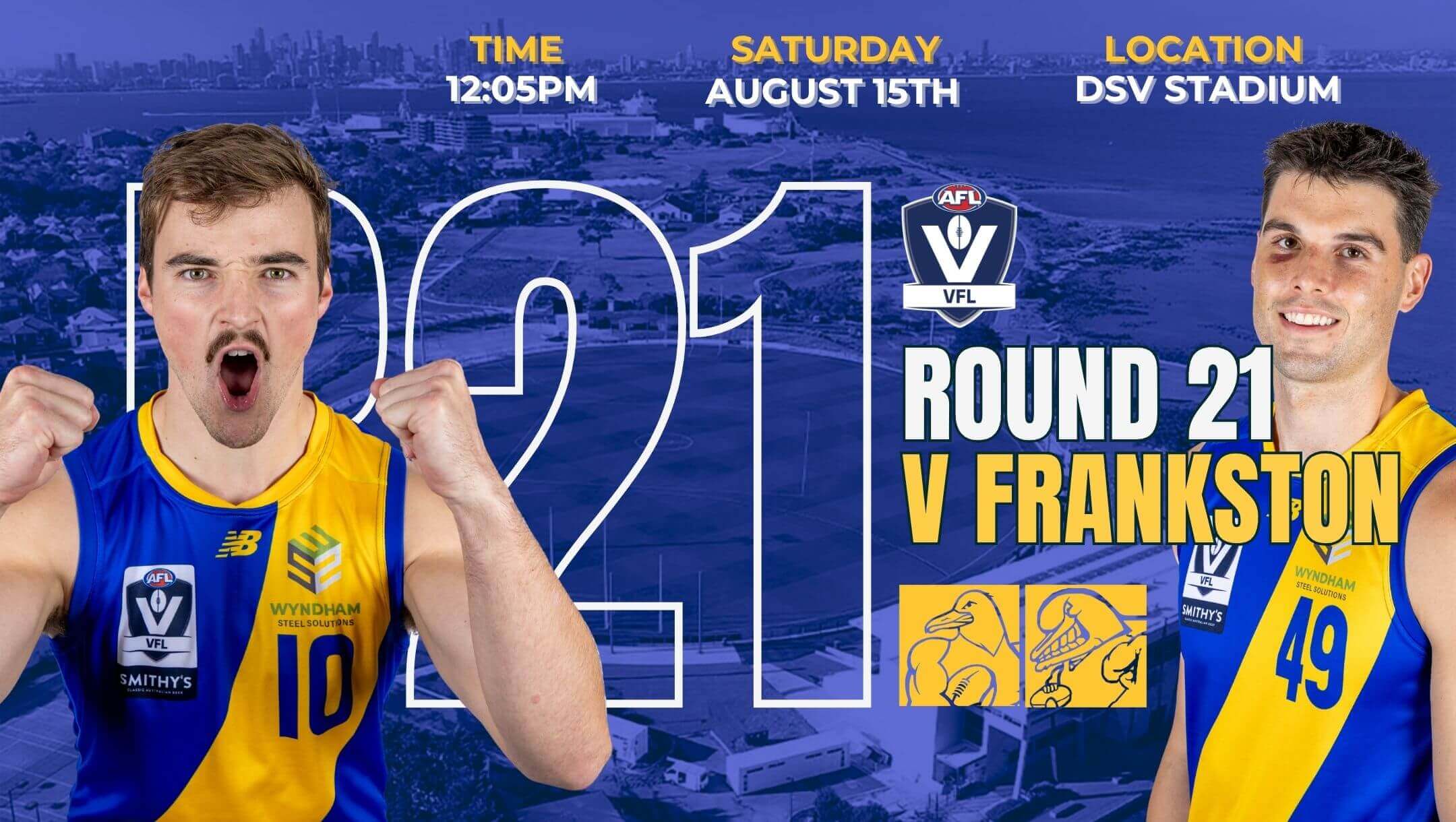 2026 VFL - Round 21 - Williamstown v Frankston 2026 VFL - Round 21 - Williamstown v Frankston